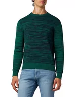 Bluzy męskie - United Colors of Benetton Bluza męska, Zielony Las 1u3, L - miniaturka - grafika 1