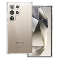 Etui i futerały do telefonów - Etui CRONG Crystal Shield Cover do Samsung Galaxy S24 Ultra Przezroczysty - miniaturka - grafika 1
