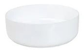 Umywalki - Biała Okrągła Umywalka Ceramiczna Na Blat K6-M41 - miniaturka - grafika 1