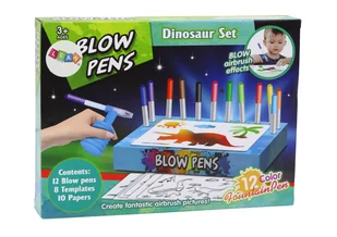 Zestaw Kreatywny Dmuchane Flamastry Pisaki Dinozaury - Zabawki kreatywne - miniaturka - grafika 4