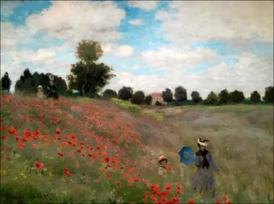 Galeria Plakatu, Plakat, Pole Maków Argenteuil, Claude Monet, 30x20 cm - Plakaty - miniaturka - grafika 1