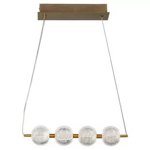 Lampa wisząca Diamond 4 4xLED CCT złota LP-2202/4L GD - Light Prestige - Lampy sufitowe - miniaturka - grafika 1