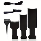 Pozostałe akcesoria fryzjerskie - TEMU Zestaw 6 komórek do barwienia i podkładania włosów, trwała rączka z ABS plastiku, włosie nylonowe, łatwe do czyszczenia narzędzia do stylizacji - miniaturka - grafika 1