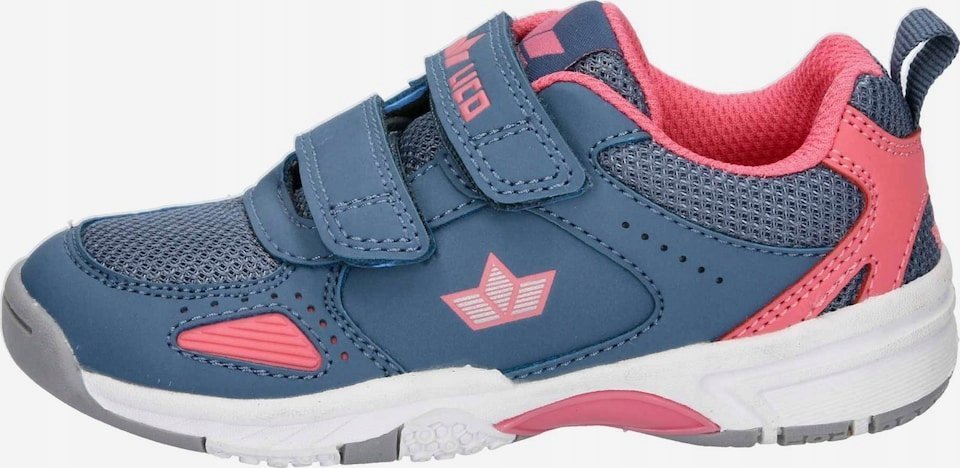 LICO SPORTOWE BUTY DZIECIĘCE GRANATOWO RÓŻOWE NA RZEPY 34 6GA