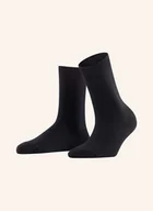 Skarpetki damskie - Falke Skarpety Cosy Wool Z Dodatkiem Wełny Merino schwarz - miniaturka - grafika 1