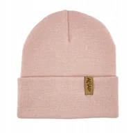 Czapki dla dzieci - Aliap Czapka dziecięca rozm .50-52 Różowy Wełna merino 100% - miniaturka - grafika 1