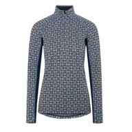 Koszulki sportowe damskie - Damska koszulka Kari Traa Rose Light Baselayer Half Zip Rozmiar: S / Kolor: niebieski/jasnoniebieski - miniaturka - grafika 1