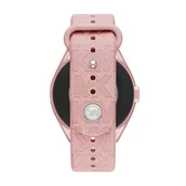 Akcesoria do zegarków - Pasek do zegarka Michael Kors MKT5116 różowy silikonowy 20 mm - miniaturka - grafika 1