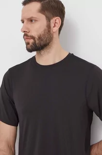 Koszulki męskie - Helly Hansen t-shirt sportowy Tech kolor czarny wzorzysty - grafika 1