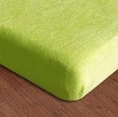 Prześcieradła - Darymex Prześcieradło z gumką Frotte limonkowe 60x120 cm 5907761034990 - miniaturka - grafika 1