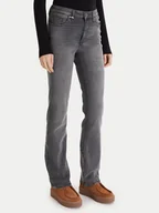 Spodnie damskie - United Colors Of Benetton Jeansy 4IMHDE00G Szary Bootcut Fit - miniaturka - grafika 1