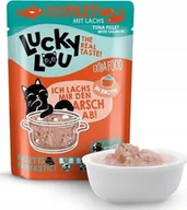 Mokra karma dla kotów - Lucky Lou Extrafood z tuńczykiem i łososiem 70g - miniaturka - grafika 1