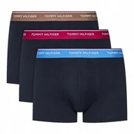 Majtki męskie - TOMMY HILFIGER BOKSERKI MĘSKIE MAJTKI TRUNK 3P GRANATOWE r.M - miniaturka - grafika 1