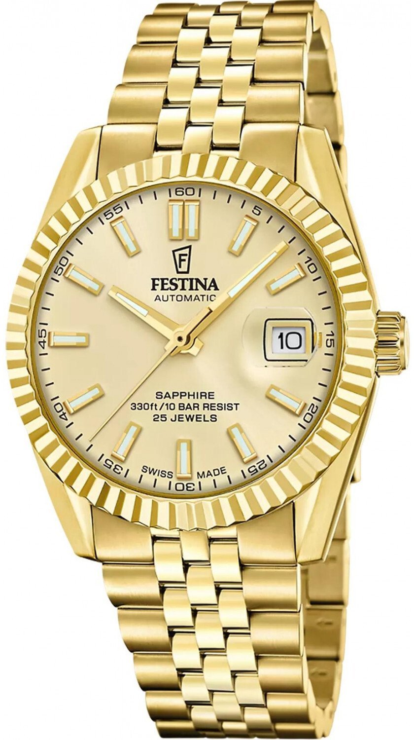 Zegarek Festina Zegarek męski Festina F20092-2 złoty