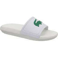 Klapki i japonki damskie - Klapki Lacoste Croco Slide 119 3 W 737CFA0005082 białe - miniaturka - grafika 1