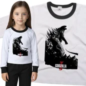 Piżamy dla dziewczynek - Piżama dziecięca Godzilla Potwór 110/116 - VoloDonum - miniaturka - grafika 1