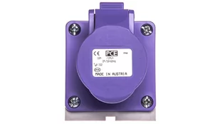 PCE Gniazdo stałe 24V 16A 24V/~50-60Hz 2P IP44 - Gniazdka elektryczne - miniaturka - grafika 1