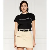Koszulki i topy damskie - Karl Lagerfeld T-shirt seasonal | Regular Fit - miniaturka - grafika 1