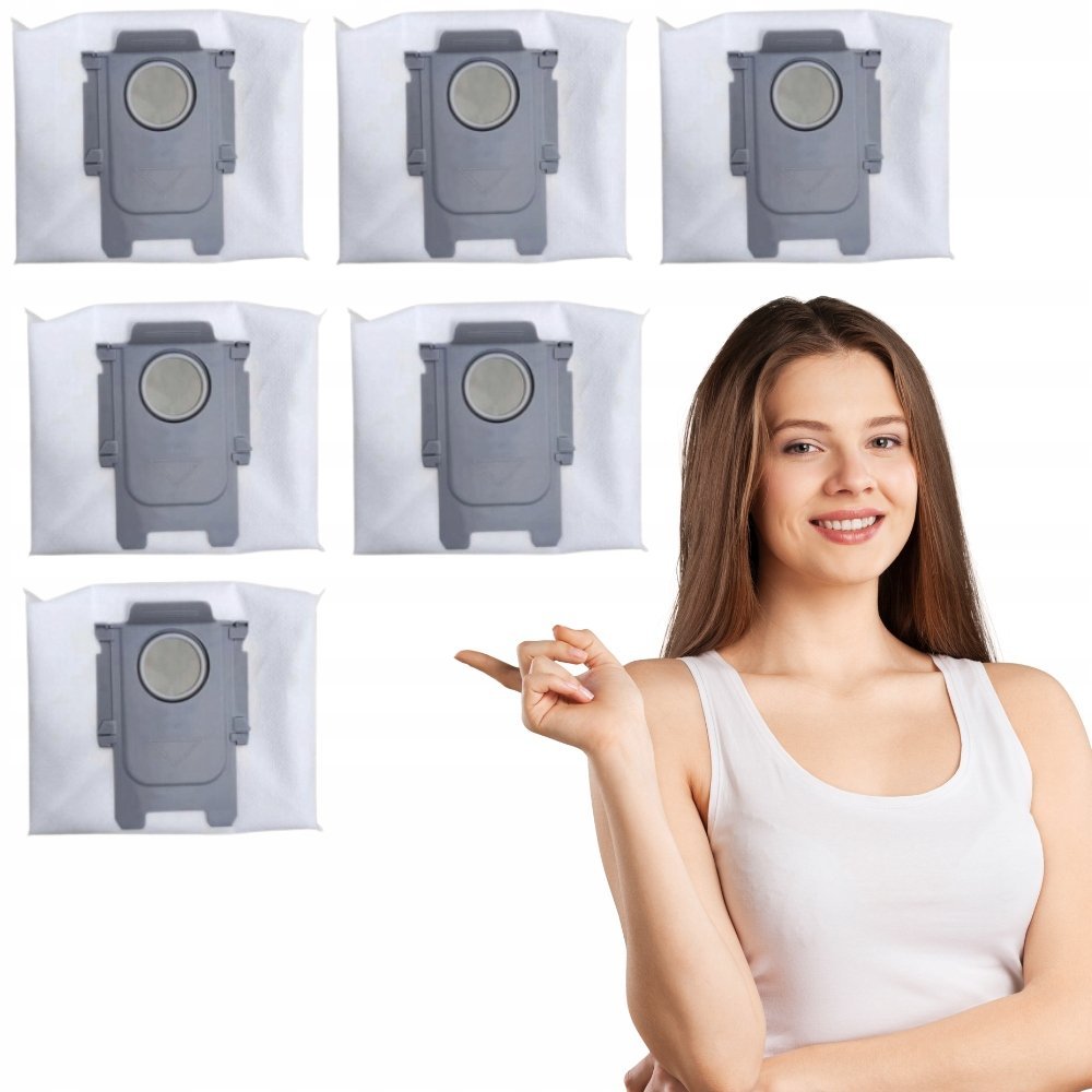 Worki do odkurzacza ROBOROCK S7 MaxV Ultra/Q7/Q7+/S8+/S8 Pro Ultra - 6szt