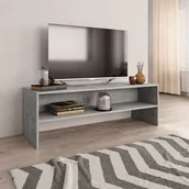 Szafki RTV - vidaXL Szafka pod TV, betonowy szary, 120 x 40 x 40 cm, płyta wiórowa - miniaturka - grafika 1