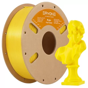 ERYONE 1.75mm High Speed PLA  3D Printing Filament 1KG Yellow - Filamenty i akcesoria do drukarek 3D - miniaturka - grafika 1