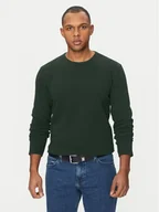 Koszulki męskie - BOSS Longsleeve Tempesto 50520725 Zielony Regular Fit - miniaturka - grafika 1