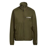 Kurtki damskie - adidas Damska kurtka przeciwwiatrowa W Mt, Olifoc, XL, Olifoc, XL - miniaturka - grafika 1