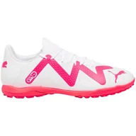 Buty sportowe męskie - Buty piłkarskie piłkarskie Puma Future Play TT M 107381 (kolor Biały, rozmiar 45) - miniaturka - grafika 1