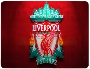 Podkładka pod myszkę Liverpool F.C. + imię - Podkładki pod mysz - miniaturka - grafika 1