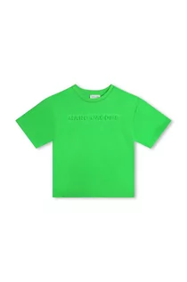 Koszulki dla dziewczynek - Marc Jacobs t-shirt dziecięcy kolor zielony z aplikacją - grafika 1