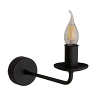 Lampy ścienne - Limal kinkiet 1-punktowy czarny 4611 - miniaturka - grafika 1