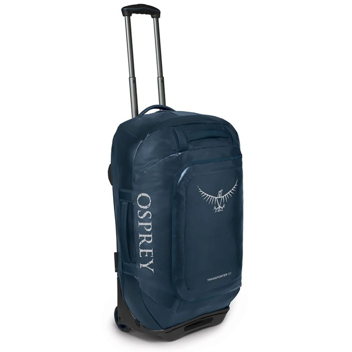 Walizka podróżna Osprey Rolling Transporter 60 L niebieska torba na kółkach