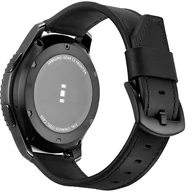 Akcesoria do smartwatchy - Best Accessories Best Accessories UNIWERSALNY PASEK SKÓRZANY 22MM CZARNY BLACK 1049 - miniaturka - grafika 1