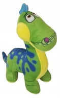 Maskotki i pluszaki - Pluszowy Dinozaur Plamisty 26 CM Zielono-Niebieski - miniaturka - grafika 1