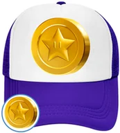 Czapki i chusty sportowe męskie - CZAPKA Z DASZKIEM SUPER MARIO BROS DLA DZIECI LATO NIEBIESKA BEJSBOLÓWKA - miniaturka - grafika 1