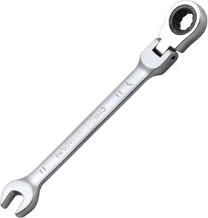 BGS Technic Klucz oczk, płaski. 11 mm z grzech i przegubem B.6711 - Klucze i nasadki - miniaturka - grafika 1