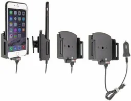 Uchwyt aktywny z kablem USB do Apple iPhone 8 Plus w cienkim futerale - Uchwyty samochodowe do telefonów - miniaturka - grafika 1