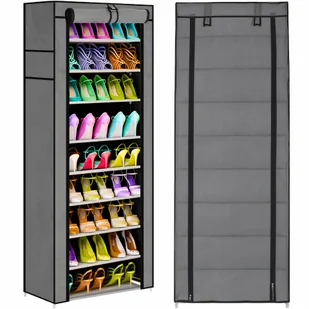 Szafka Na Buty materiałowa tekstylna obuwie półka Regał XL ogranizer - Szafki na buty - miniaturka - grafika 1