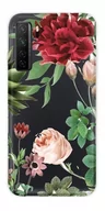 Etui i futerały do telefonów - CaseGadget ETUI NADRUK CZERWONA RÓŻA I LIŚCIE HUAWEI P40 LITE 5G - miniaturka - grafika 1