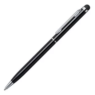 Długopis Aluminiowy Touch Tip, Czarny - Długopisy - miniaturka - grafika 1