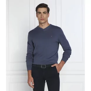 Tommy Hilfiger Sweter | Regular Fit | z dodatkiem kaszmiru - Swetry męskie - miniaturka - grafika 1