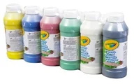 Farby i media malarskie - Crayola Farby w butelkach 6 kolorów - miniaturka - grafika 1