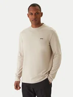 Koszulki męskie - BOSS Longsleeve 50506365 Beżowy Regular Fit - miniaturka - grafika 1