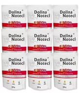 Mokra karma dla psów - Dolina Noteci PREMIUM Junior bogata w serca wołowe 24 x 300g 49406-uniw - miniaturka - grafika 1