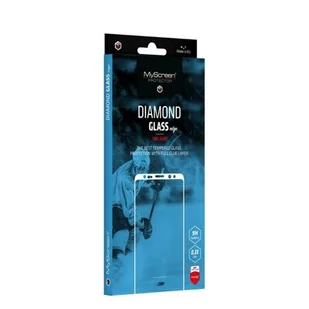 MYSCREEN Szkło hartowane Diamond Glass Edge Full Glue do Apple iPhone SE 2022 Czarny MD6681TG DEFG BLACK - Szkła hartowane na telefon - miniaturka - grafika 1