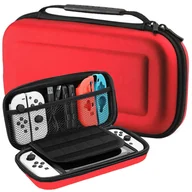 Akcesoria do Nintendo - Etui case pokrowiec wzmocniony do Nintendo Switch i Nintendo Switch OLED HAC-001 HAC-001-01 HEG-001 | czerwony - miniaturka - grafika 1