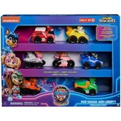 Samochody i pojazdy dla dzieci - Zestaw pojazdów SPIN MASTER Psi Patrol Film 2 Mini pojazd 6067861 (7 szt.) - miniaturka - grafika 1