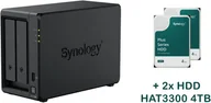 Pozostałe akcesoria sieciowe - Synology DS725+/2x HAT3300-4T (2x 4TB) - miniaturka - grafika 1