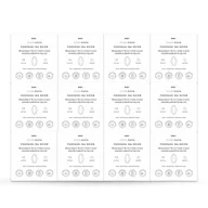 Podpaski - Your KAYA Podpaski na dzień (12 × 10 sztuk) - miniaturka - grafika 1