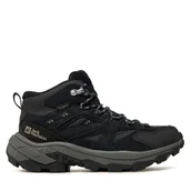 Buty trekkingowe damskie - Trekkingi Jack Wolfskin Vojo Tour Texapore Mid W A62071 Szary - miniaturka - grafika 1